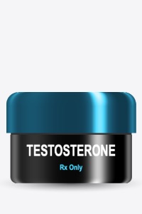 Unbranded testosterone cream, prescription only